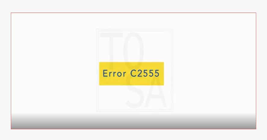 کد خطای دستگاه C452 کونیکا Error Code C2555